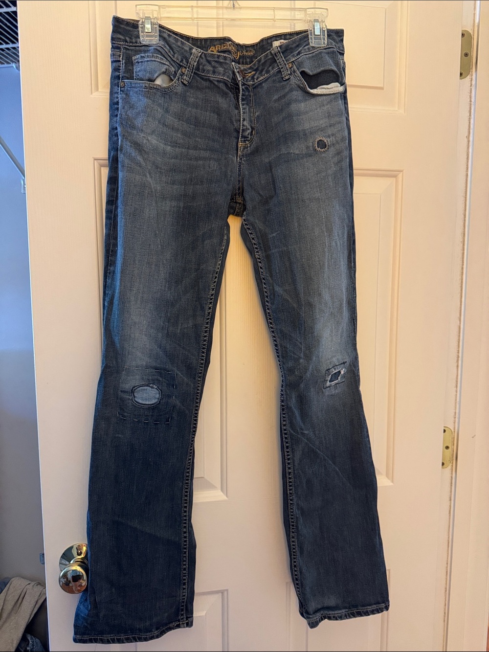 Arizona Jean Company Women's Bootcut Jeans in Dark Blue Wash